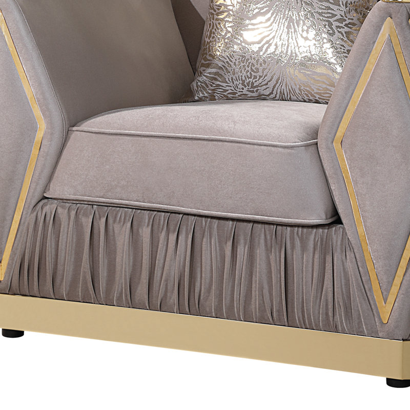 Chaise Dulaney taupe, Taupe