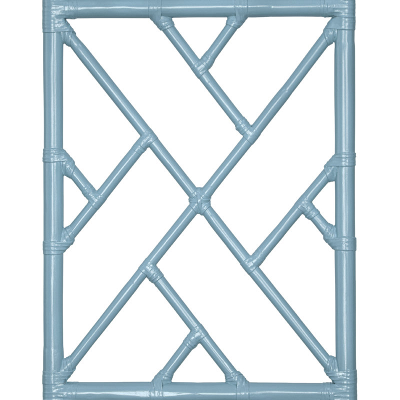Alden Open-Frame Headboard, Pool Blue, King