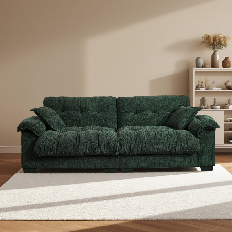 Canapé modulaire 90,55 po Modern, Vert