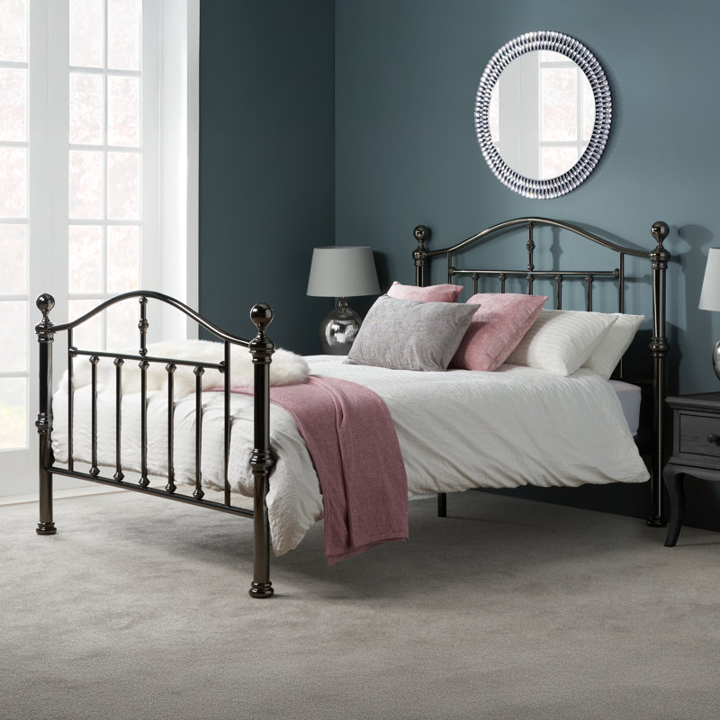 Soho Bed Frame, Double (4'6), Black Nickel