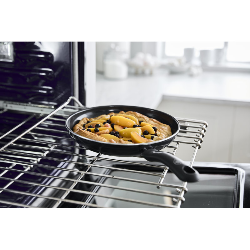 Ensemble de poêles à frire en céramique GreenLife Soft Grip Diamond, 7 po et 10 po, va au lave-vaisselle, noir