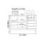 Buffet simple en bois de noyer noir-1225541293