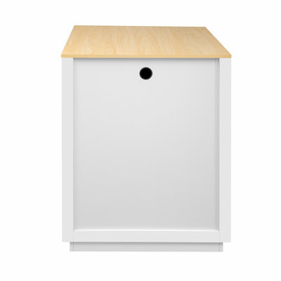 82.7 inch Kitchen Island with Extendable Dining Table