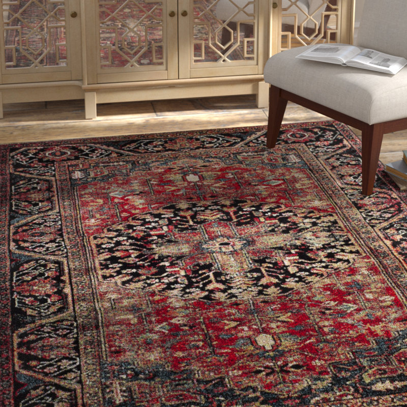 Tapis performance oriental rétro Imarnie, Rectangle 8 pi x 10 pi