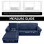 Housse pour canapé modulaire en L à coussins carrés / rectangulaires-638759769