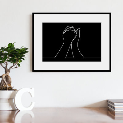 Hands - Single Picture Frame Print