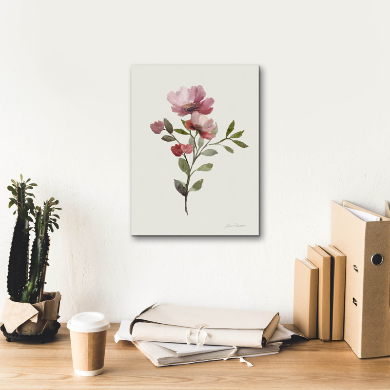  «Desert Flower Bouquet I» par Jean Plout, art mural sur toile, 12 po x 16 po