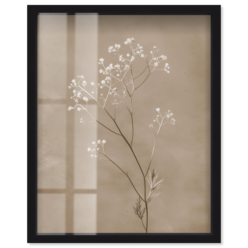 «Stillness in Time I Shadowbox Print Boho Rustic Wall Art» par Art Remedy, cadre noir, 30 x 36, H 37 po x l 31 po