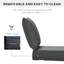 Outsunny Outdoor Seat and Back Cushion Set Olefin 61 x 61 cm-100837253