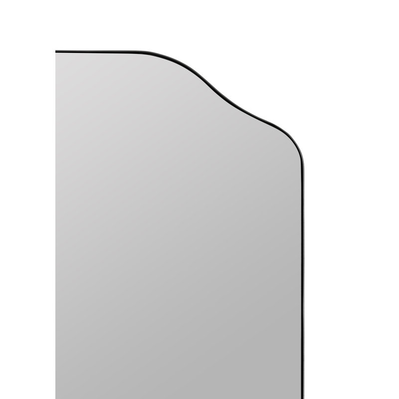 Large Henry Gold Wall Mirror, Black