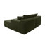 Canapé modulaire 75 "Cloud, méridienne en L avec méridienne en R et assise profonde et confortable canapé 2 places