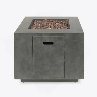 SQUARE IRON FIRE PIT-50 000 BTU