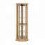 Corner Lighted Curio Cabinet Corner Glass Cabinet
