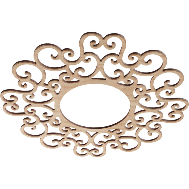 Médaillon de plafond 22 po x 22 po x 8 3/8 po x P 1/4 po Reims, Aulne, H 20 po x l 20 po x P 0,25 po