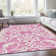 Premium Machine Washable Prisco Blush Rug