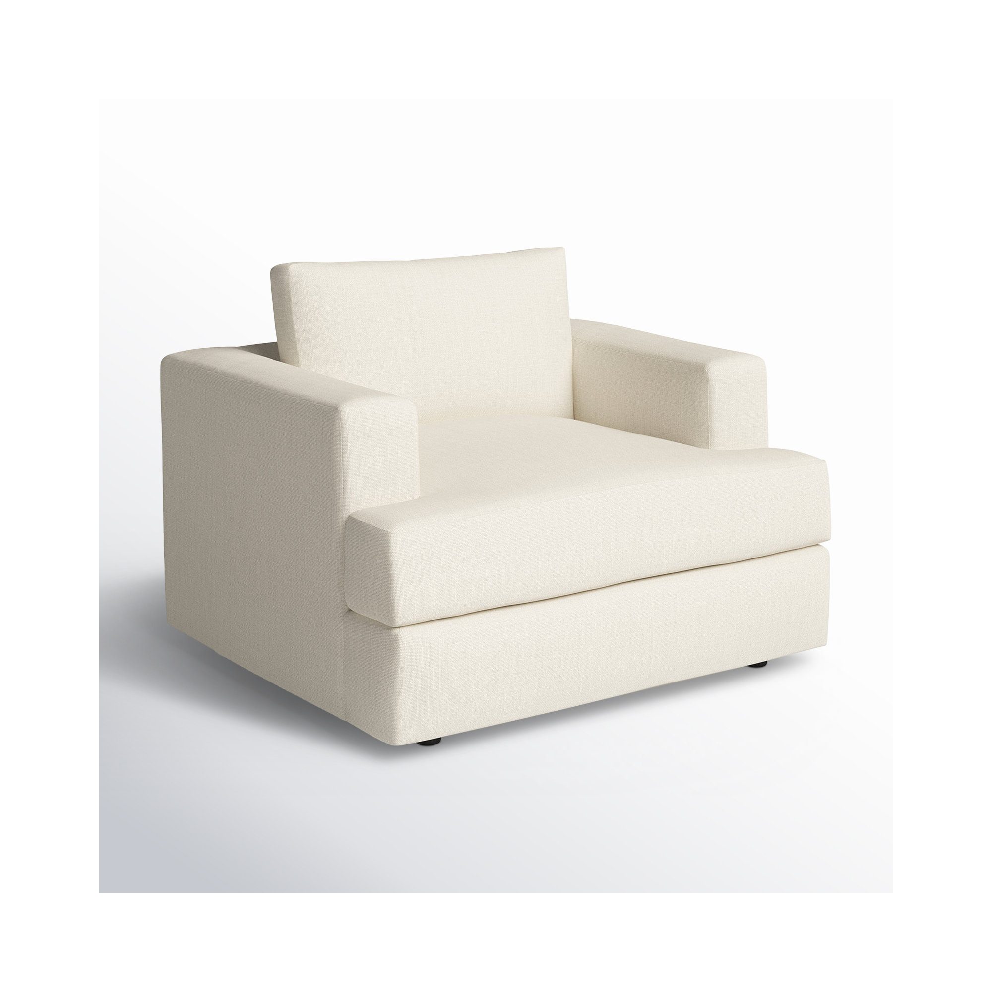 Cayden Upholstered Chair And A Half, Conversation Pearl Basketweave