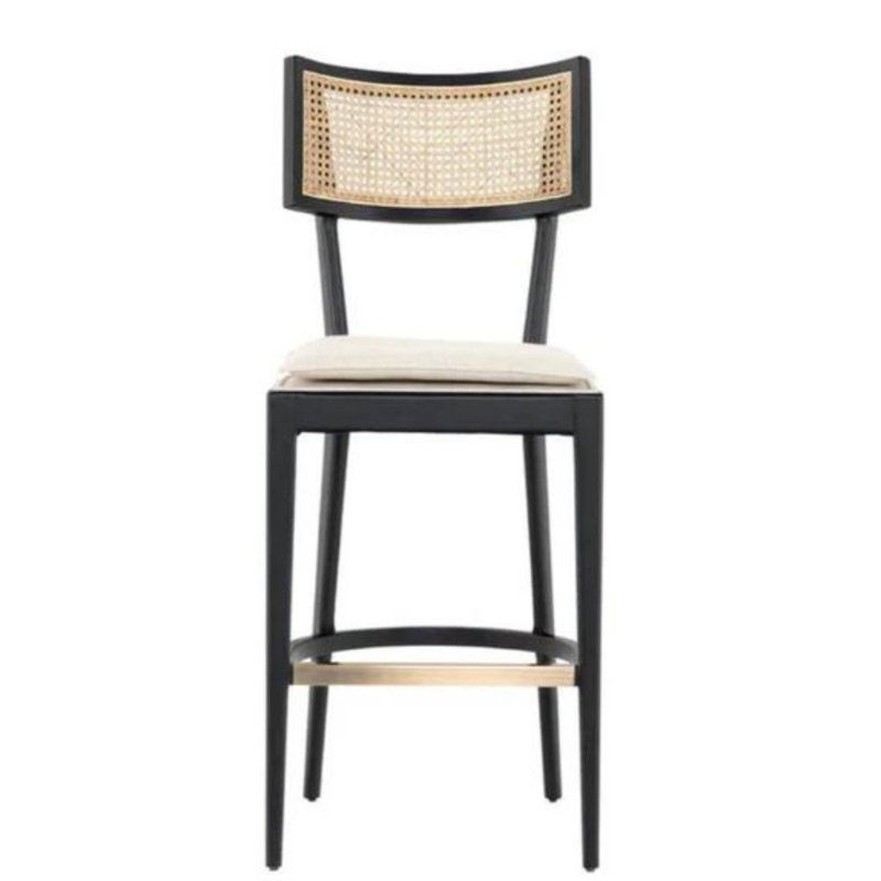 Tabouret de comptoir Arlo, Black