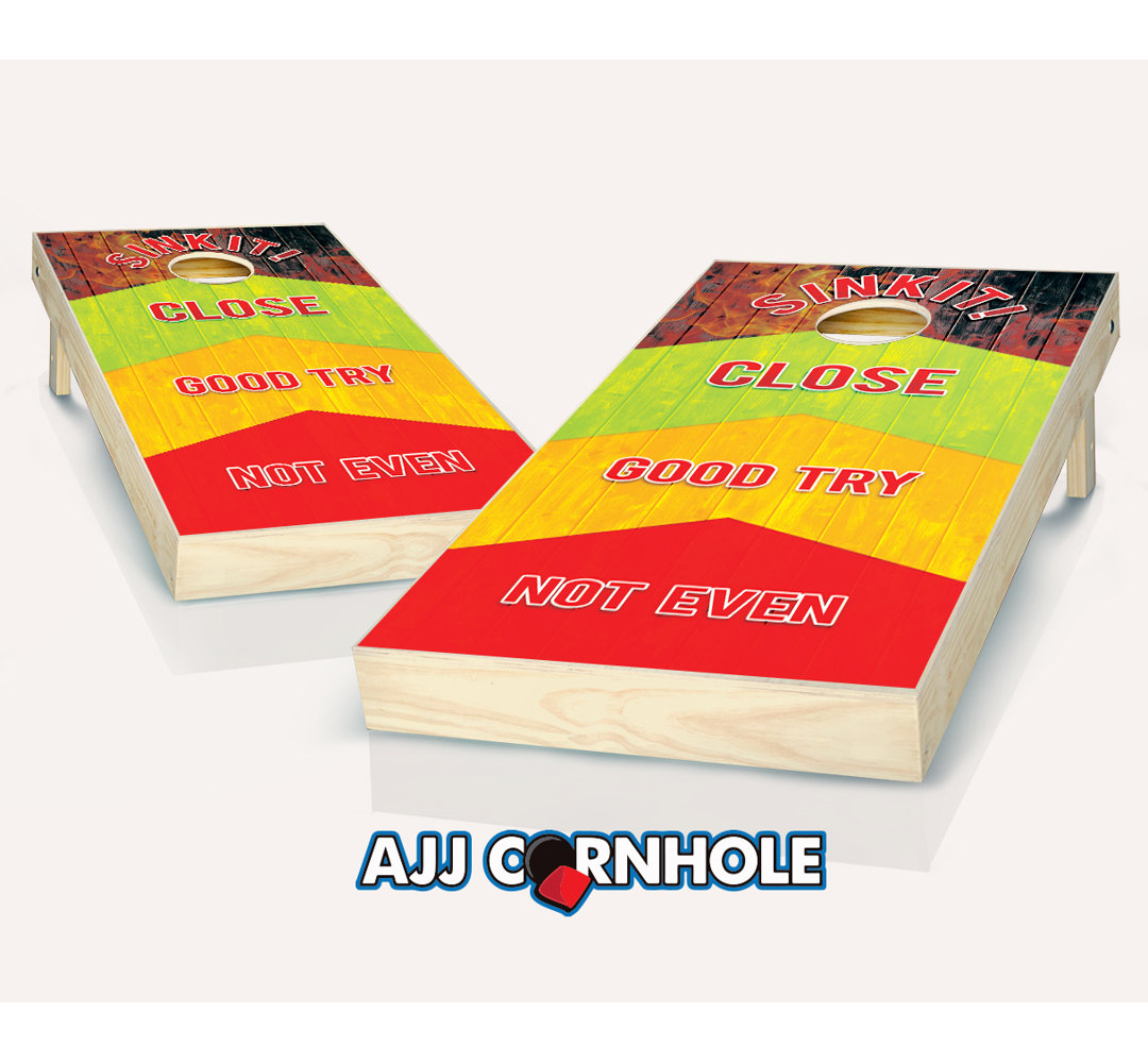2' x 4' Sink It Cornhole Set with Bags AJJ Cornhole 
