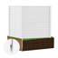 Panneaux de clôture en PVC avec piquets de sol l 48 po x H 48 po Costway-100249310