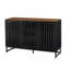 Commode horizontale en bois manufacturé à 3 tiroirs