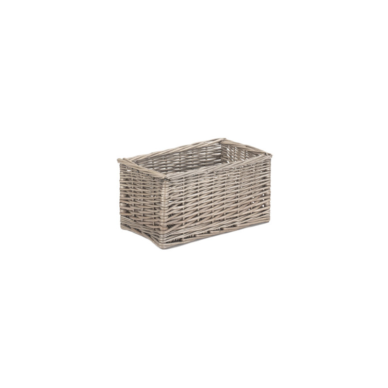 Wicker Storage Basket, 20cm W x 33cm D