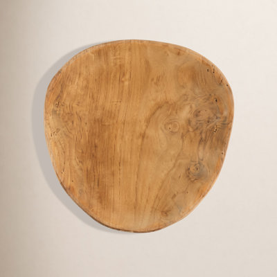 Tear Natural Wooden Plate