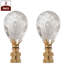 Faîteau lampe de cristal à facettes design center cut