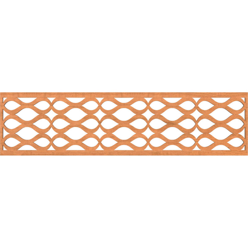 Moulure de panneau Somerset, Cerisier, H 12 po x l 47 po x P 0,25 po