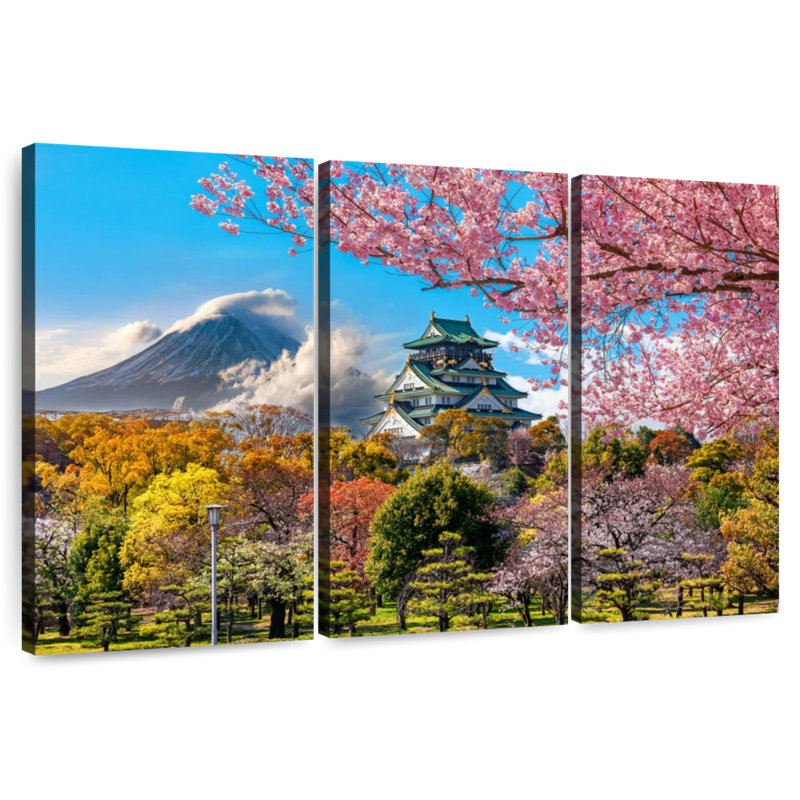 Kavia Cherry Blossoms Japan, 20" H x 33" W