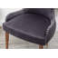 Fauteuil demi-tonneau capitonné à dossier capitonné-1262431824