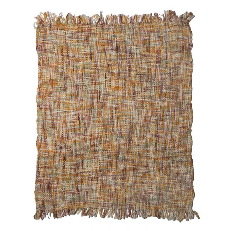 Mehar Throw Blanket, Light Brown