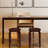 Set of 4 18" Stacking Stool Round Dining Chair Backless Wood Home Decor-2030977540