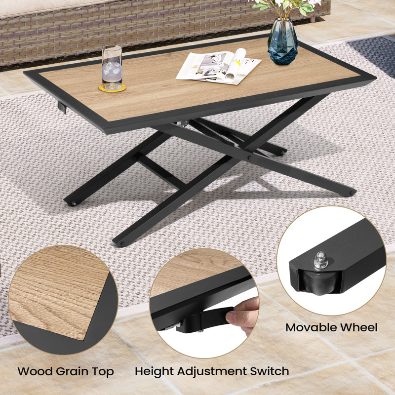Table basse d'extérieur Ausbon