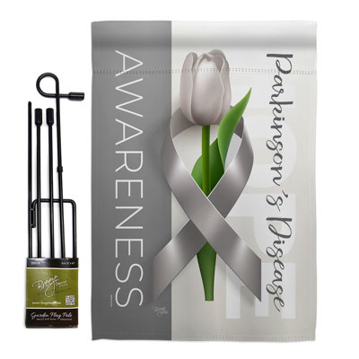 Ensemble de drapeaux en polyester 18,5 x 13 pi Parkinson's Disease