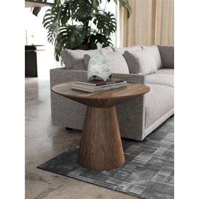Russom Pedestal End Table