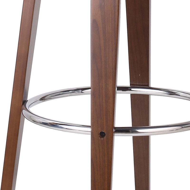 Tabouret tournant Mid-Century, Brun
