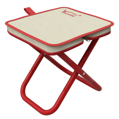 Tabouret pliant de camping, tabouret pliant portatif avec sac de transport, chaise pliante portative de 12 pouces (1,3 lb), tabouret de voyage extérieur