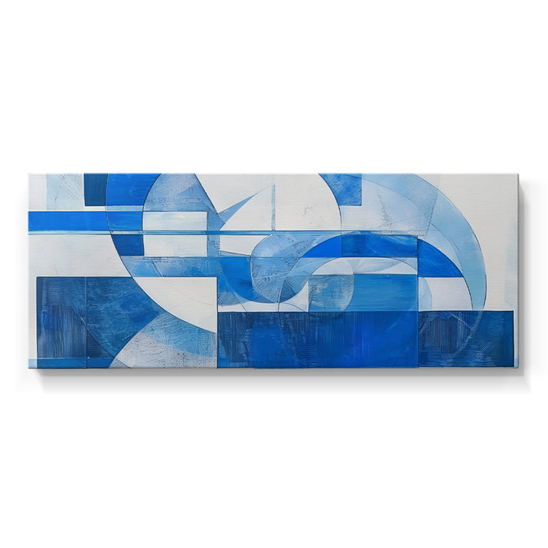 Abstract Series 1 #LXXIX-Wide Gallery Wrapped Canvas, 12" H x 30" W
