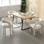 Chaises de salle à manger rembourrées modernes avec accoudoirs pour la cuisine / salle à manger / salon-729781008-729781005