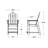POLYWOOD Long Island Counter Chair-9552031
