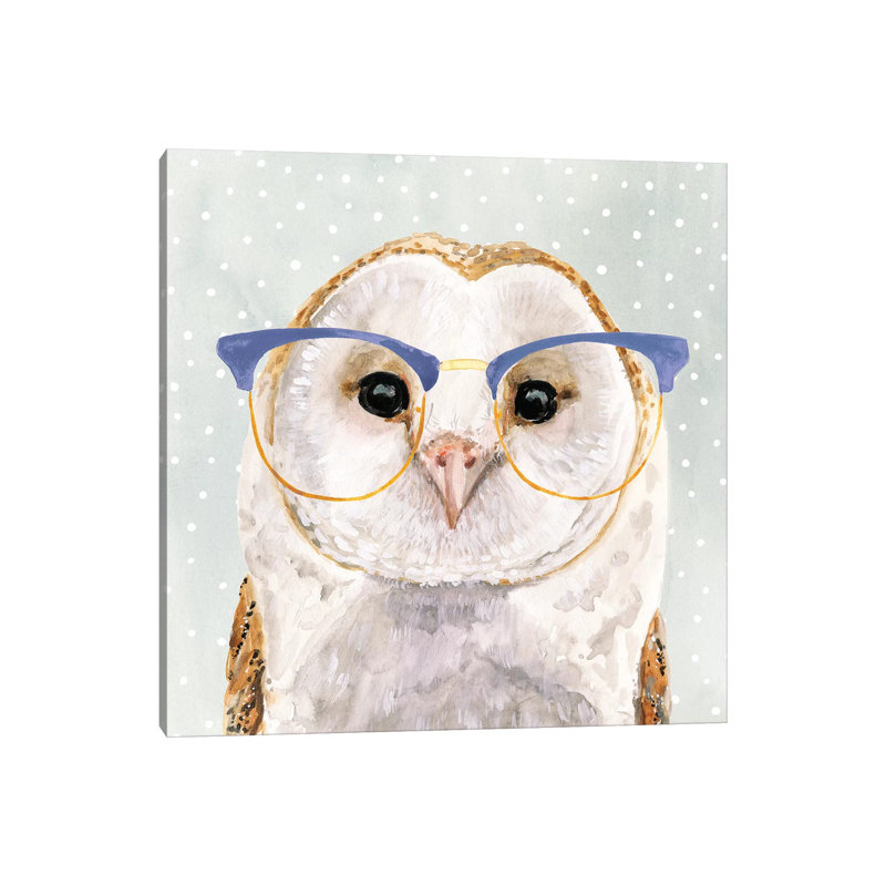 «Four-Eyed Forester II» par Victoria Borges - reproduction d'art, Toile tendue, Pas de tapis, H 18 po x l 18 po x 1,5 po