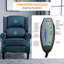 Fauteuil inclinable de massage avec fonction chauffante, télécommande,-381861996