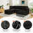 Joko 4 Seater Reversible Modular Corner Sectional With Ottoman-779472328