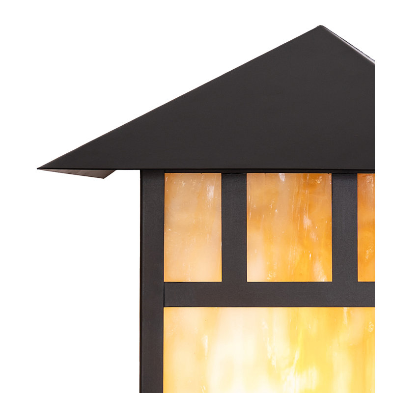 Applique murale double 9 po Mission Seneca, H 10,75 po x l 9 po x P 6 po