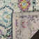 Christa Oriental Light Gray/Fuchsia Area Rug