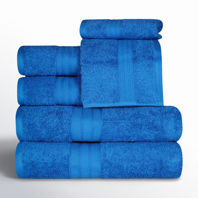 6-Piece Combed Cotton Towel Set