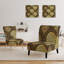 Fauteuil de chambre rembourré Golden I