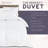 Lincove 100% Cotton Down Alternative Comforter 400 Thread Count - Soft and Plush Feel-100037949