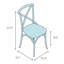 Prompton 'X' Metal Restaurant Chair-1515454592-1515454596
