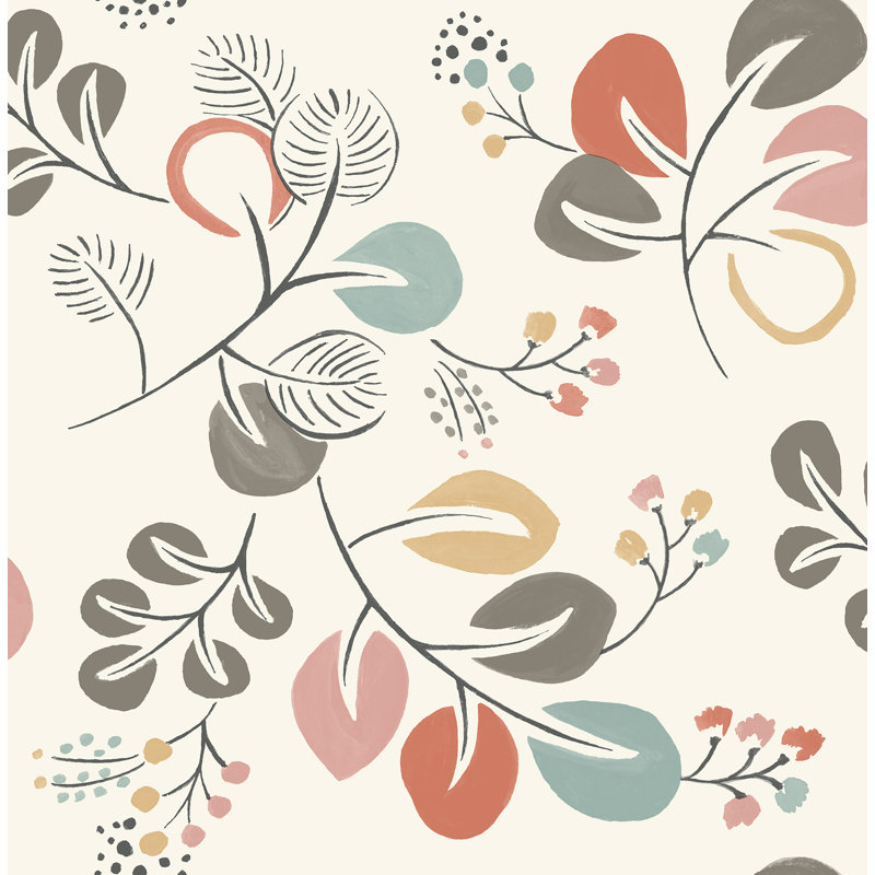 10.06m x 52.07cm Matte Wallpaper Roll, Grey/Blue
